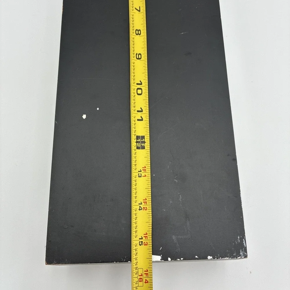 Vintage Wooden Wall Mail Organizer Letter Holder Black with Fruit Ceramic Tiles
